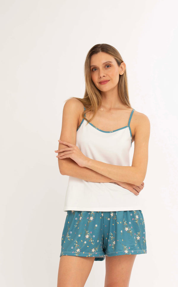 Manzanilla Short + Camisilla Pijama