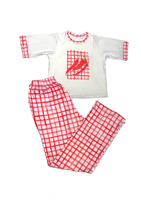 Pimientos Pantalón largo + Camiseta Pijama