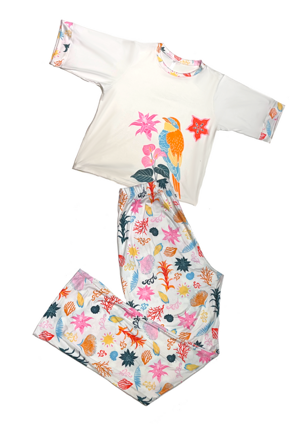 Tropi Pantalón largo + Camiseta Pijama