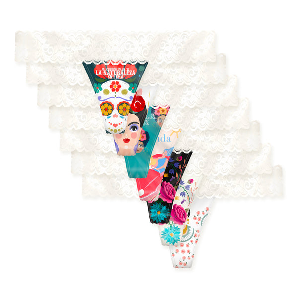 Kit Sorpresa • Panty Tanga Encaje x 7 • Diseños variados