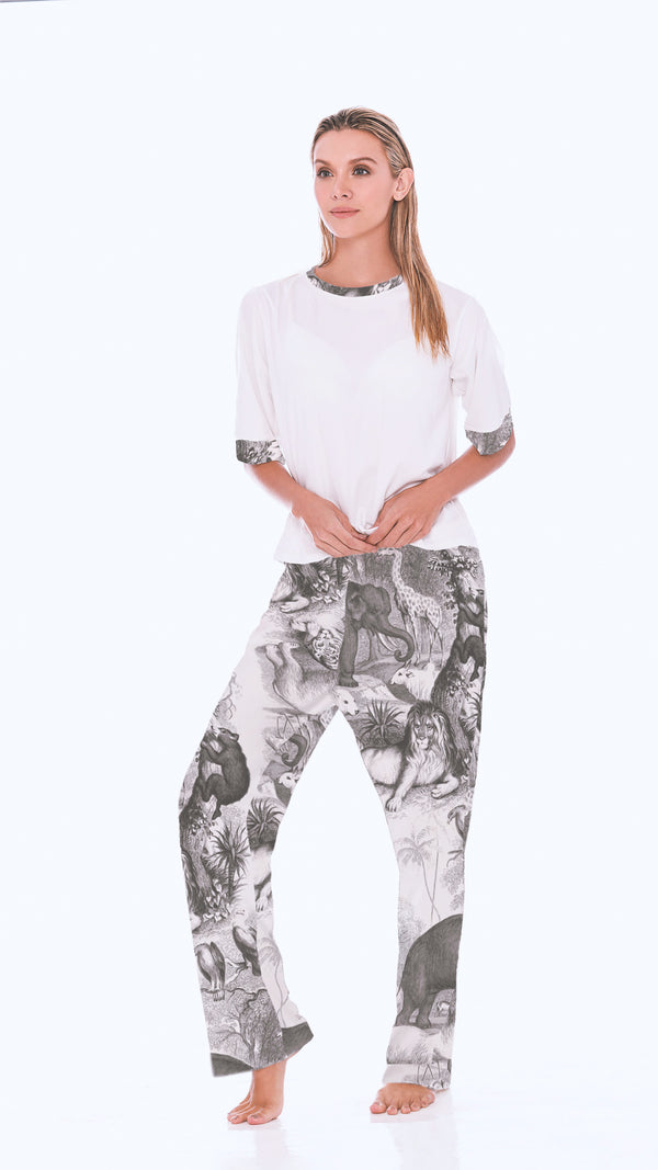 Safari Pantalón largo + Camiseta Pijama