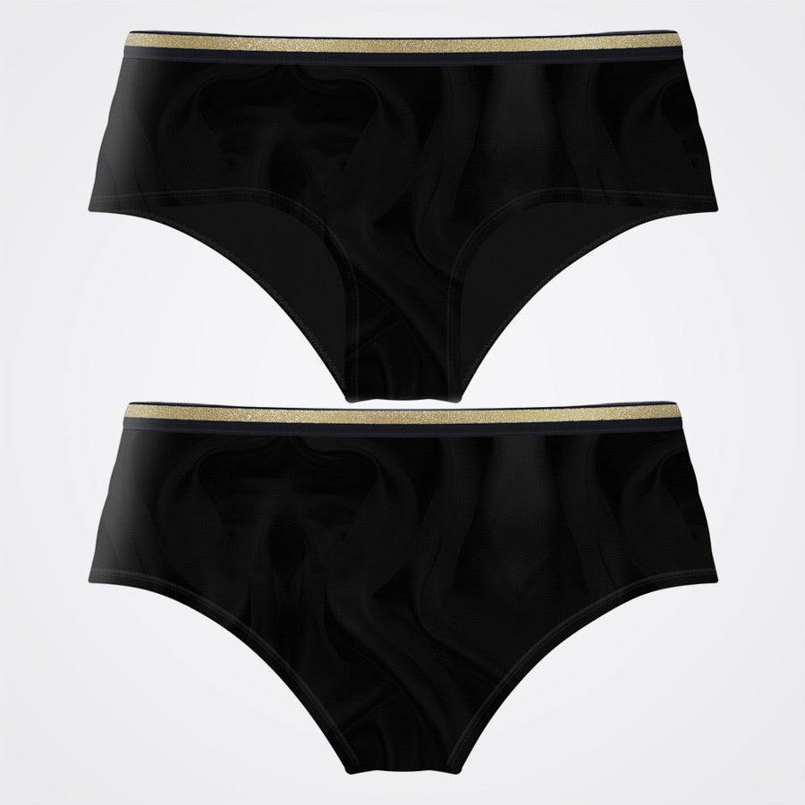 Panty Basico Negro Cachetero